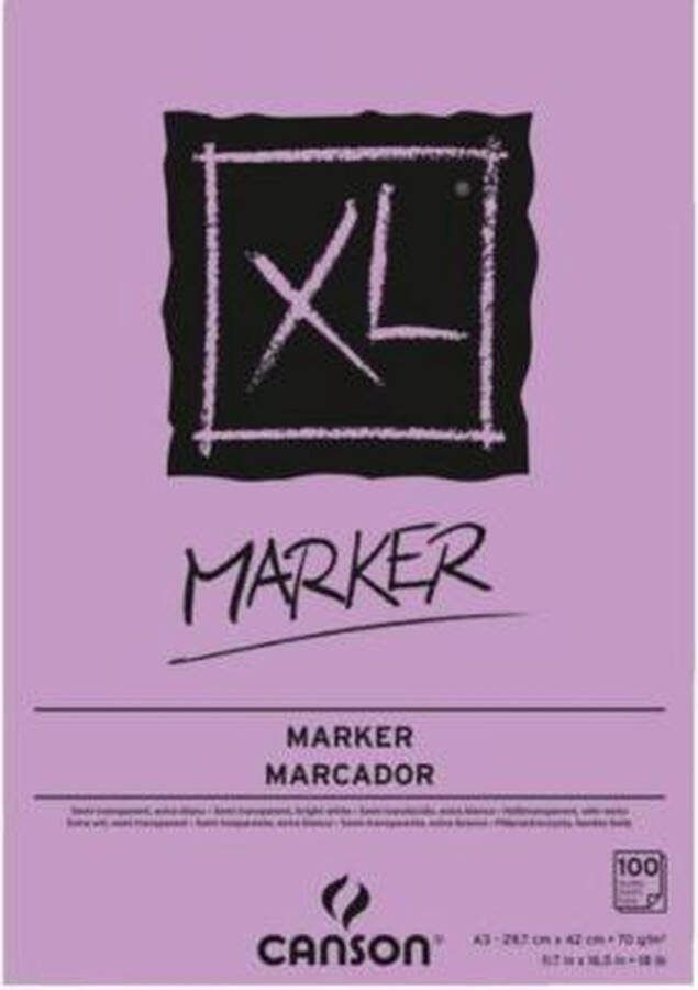 Canson Tekenblok XL Marker A3 70gram 100vel