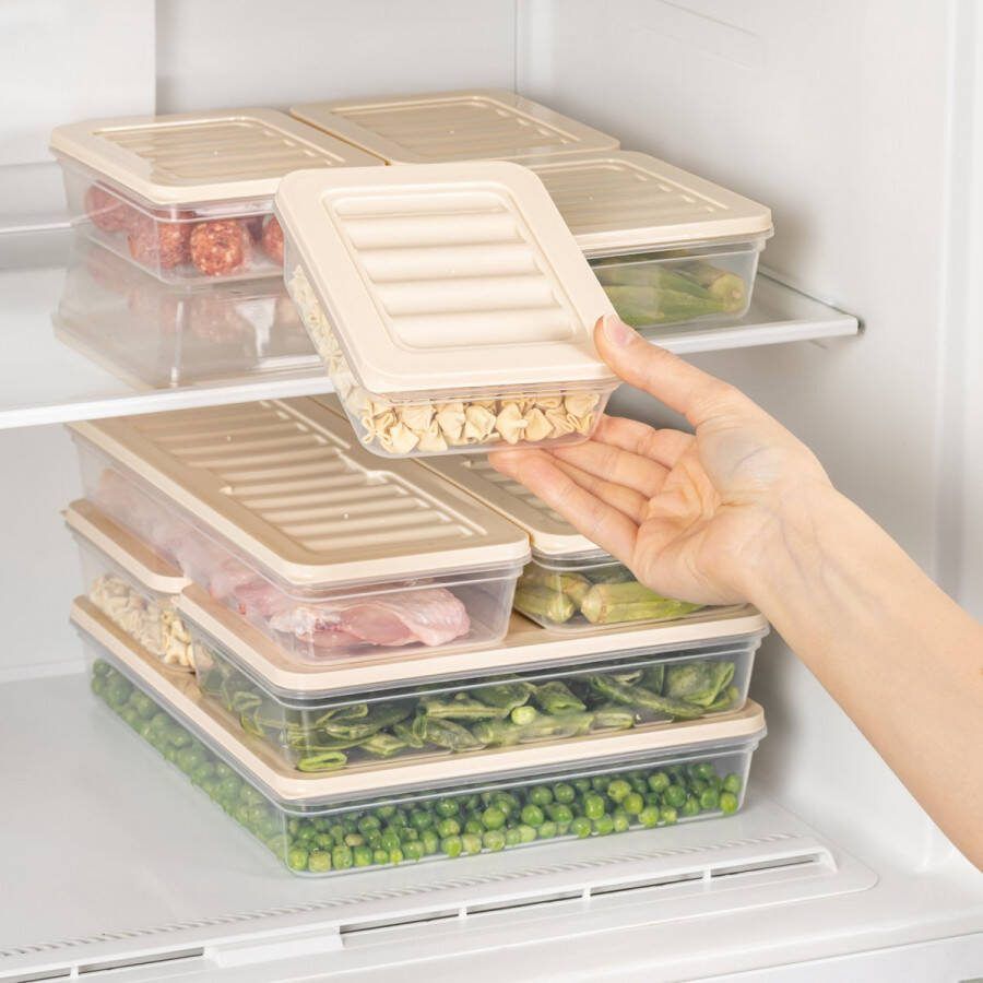 Cansway Diepvriesbakjes Set 9 Delig Met Deksel Geschikt Voor Diepvries Magnetron Vaatwasser BPA Free Gebruiksvriendelijk Praktisch Vershouddozen