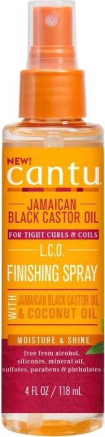 Cantu Haarolie Jamaican Black Castor Oil Finishing Spray (118 ml)