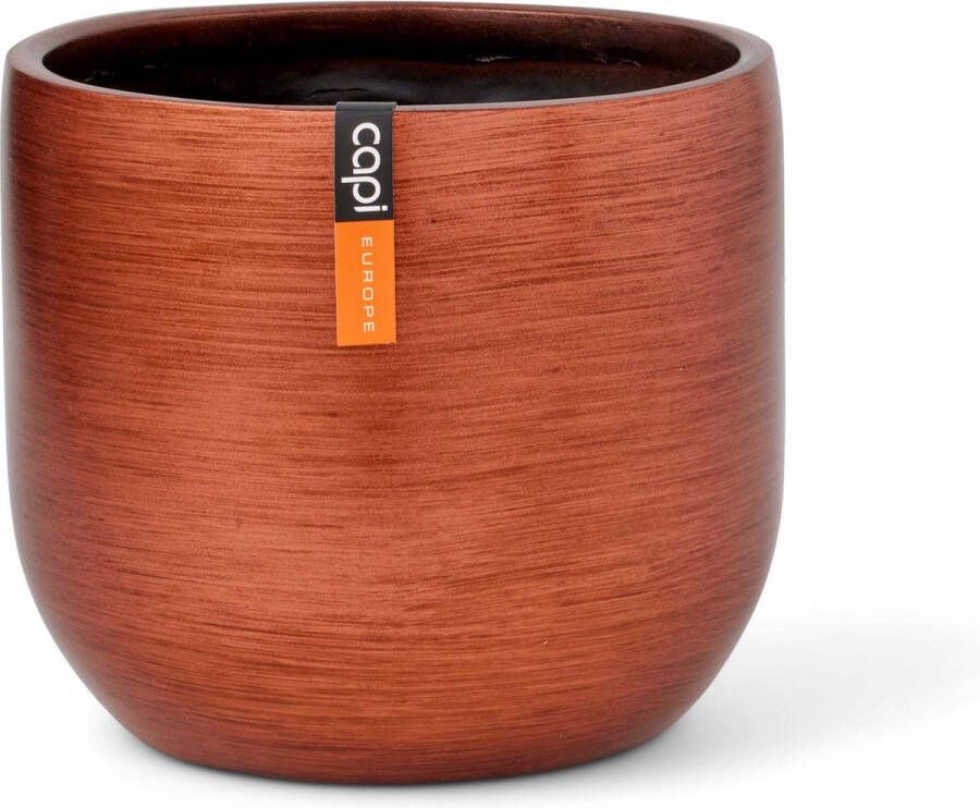 Capi Europe Bloempot bol Retro Gold & Copper 8x6 Koper Opening Ø5.6 Bloempot voor binnen 5 jaar garantie BRTC131