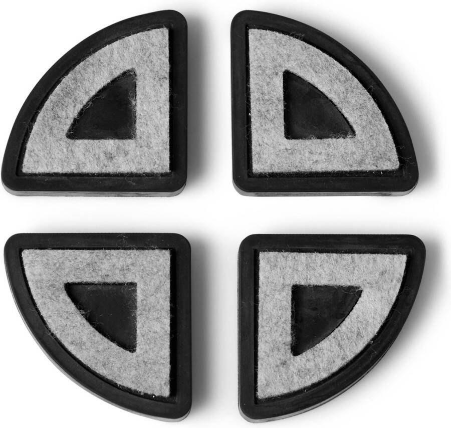 Capi Europe Bloempot pads indoor zwart 5x5 Zwart Capi Accessoires