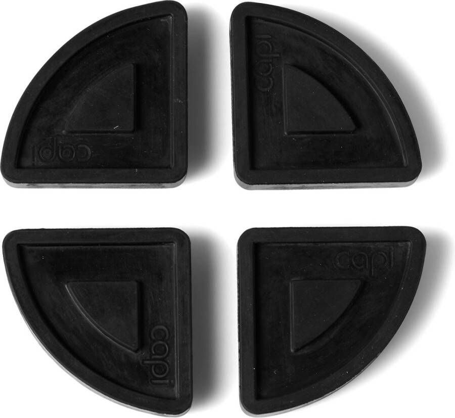 Capi Europe Bloempot pads outdoor zwart 5x5 Zwart Capi Accessoires