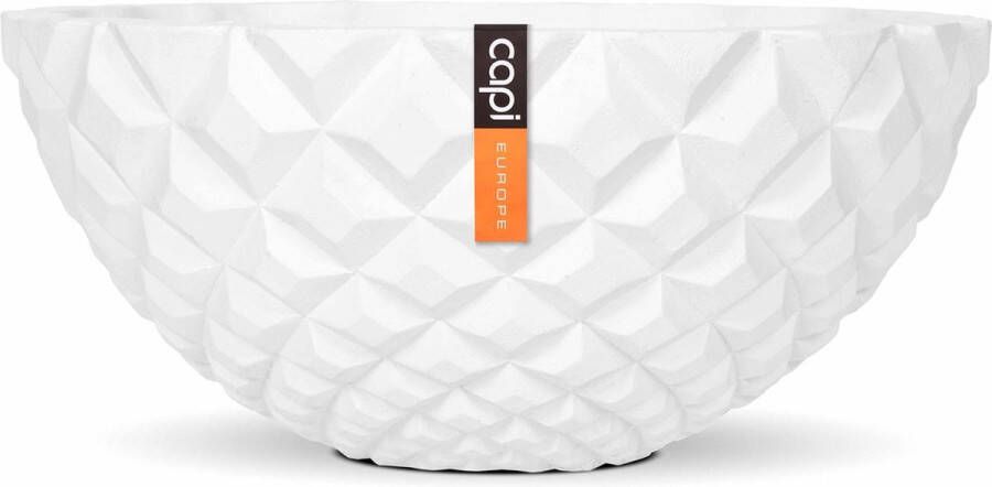 Capi Europe Schaal Heraldry 34x15 Wit Bloempot voor binnen BSCI831