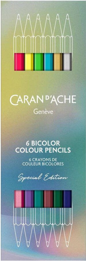 Caran D'ache Box van 6 Two-tone Potloden Claim Your Style [Special Edition]