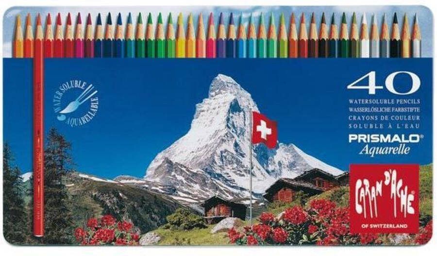 Caran D'ache Kleurpotloden lo 40 stuks assorti