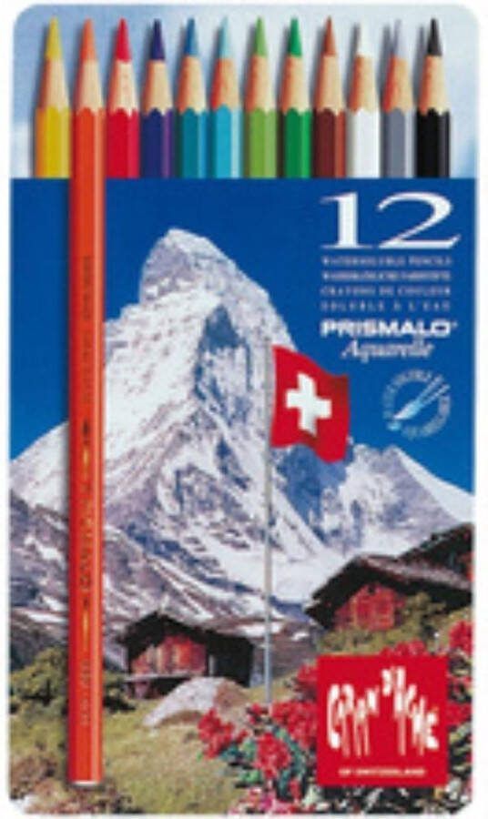 Caran D'ache Kleurpotloden Prismalo 12stuks assorti
