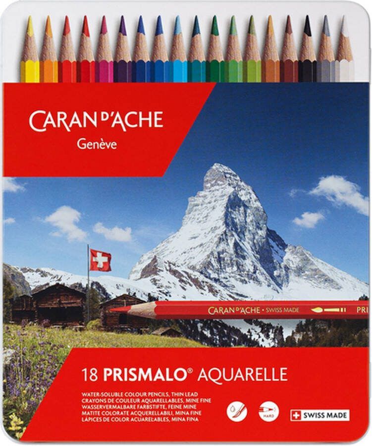 Caran D'ache Kleurpotloden lo 18 stuks assorti