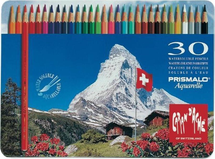 Caran D'ache Kleurpotlood Prismalo 30 stuks assorti