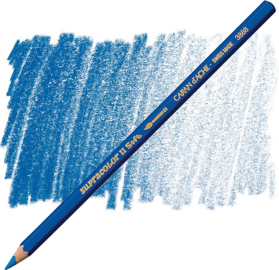 Caran D'ache Supracolor aquarel potlood 370 gentian blue