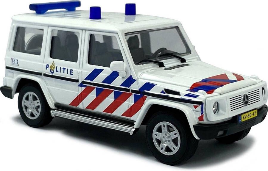 Geen automerk Mercedes-Benz G-Klasse Politie Nederland 1:43 Cararama Modelauto Schaalmodel Miniatuurauto