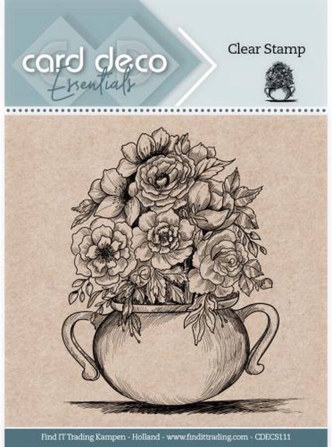 Card Deco Essentials Clear Stamps Urban Flowers