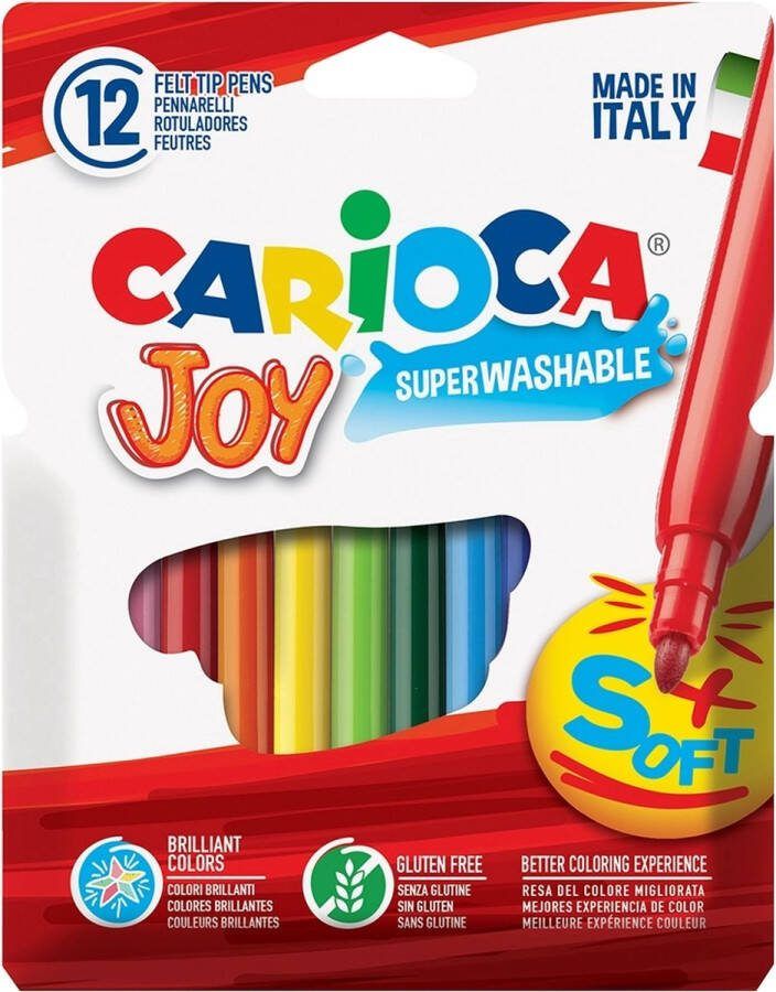 Carioca Joy 12 Viltstiften Fijne Punt