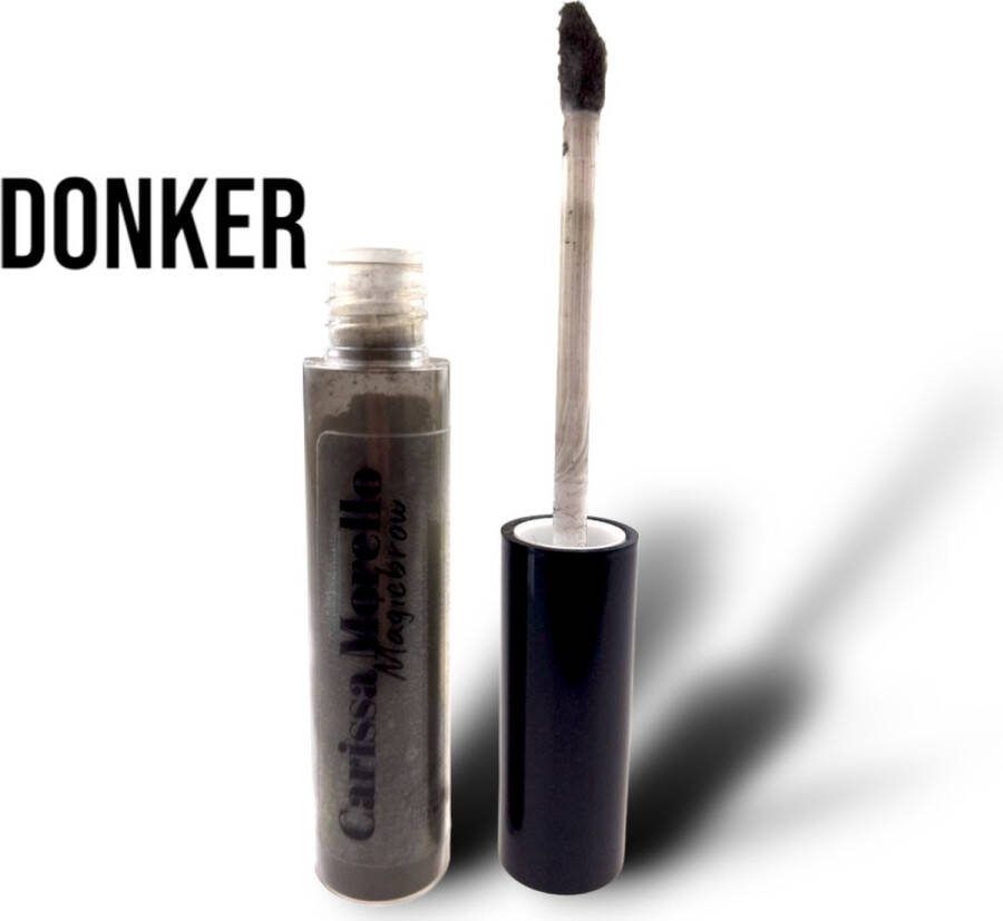 Carissa Morello Wenkbrauwverf Donker Wenkbrauwpotlood Wenkbrauw poeder Waterproof streep loos 3D effect natuurlijke look