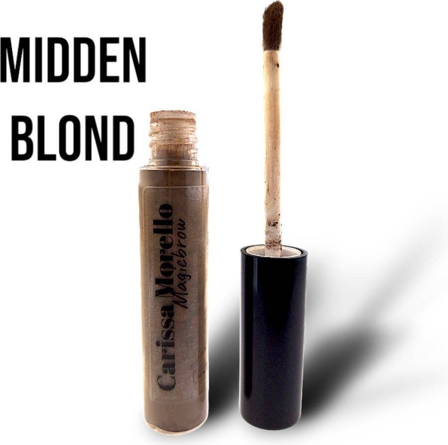 Carissa Morello Wenkbrauwverf Midden Blond Wenkbrauwpotlood Wenkbrauw poeder Waterproof streep loos 3D effect natuurlijke look