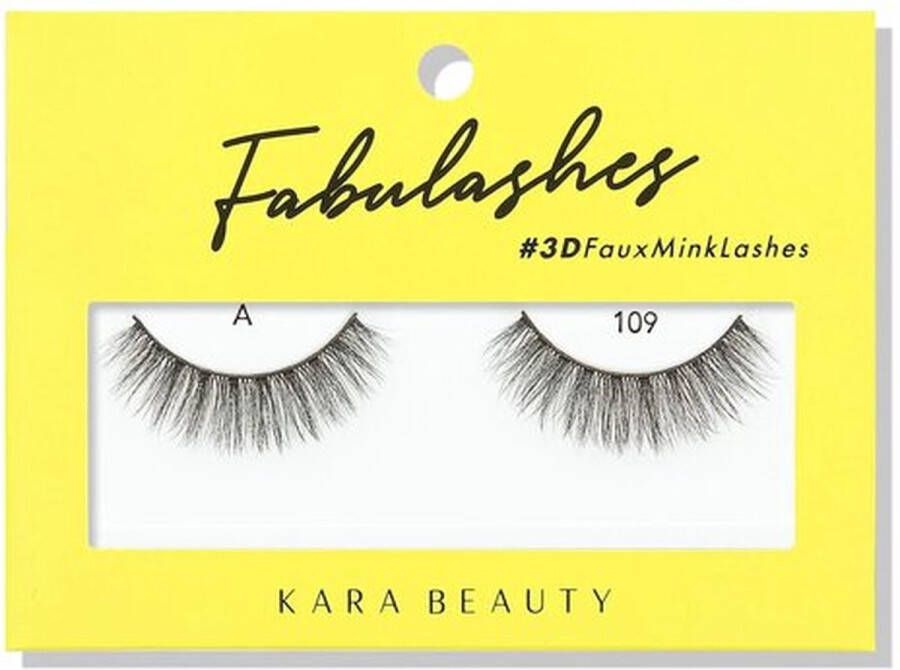 Kara Beauty Fabulashes 3D Faux Mink Lashes A109 Nepwimpers 10 g