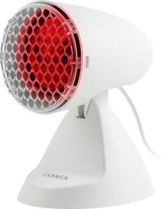 Carmen Cil1001w Infraroodlamp 100 Watt Geschikt Voor Spier- En Gewrichtspijn Verticaal Kantelbaar Wit