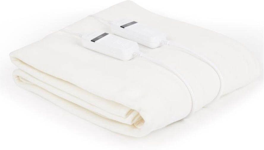 Carmen Comfort Elektrisch Onderdeken 2-Persoons Eenvoudig te Wassen Automatische Uitschakeling 3 Warmtestanden