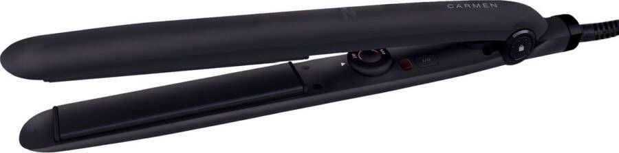Carmen CR1070 Stijltang Zwart Snel opgewarmd 6 warmtestanden ION technologie