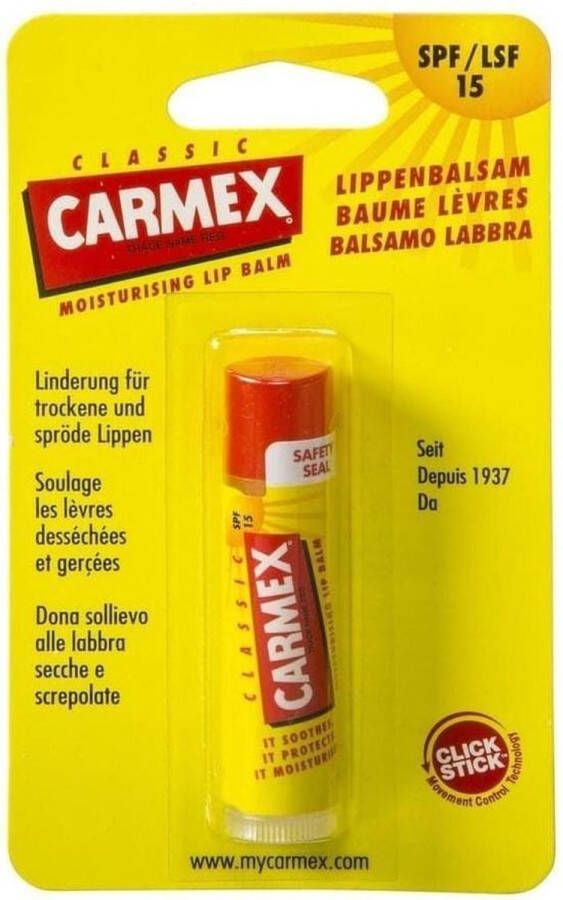 Carmex Classic Lip Balm SPF15 Balzám na rty 4 g