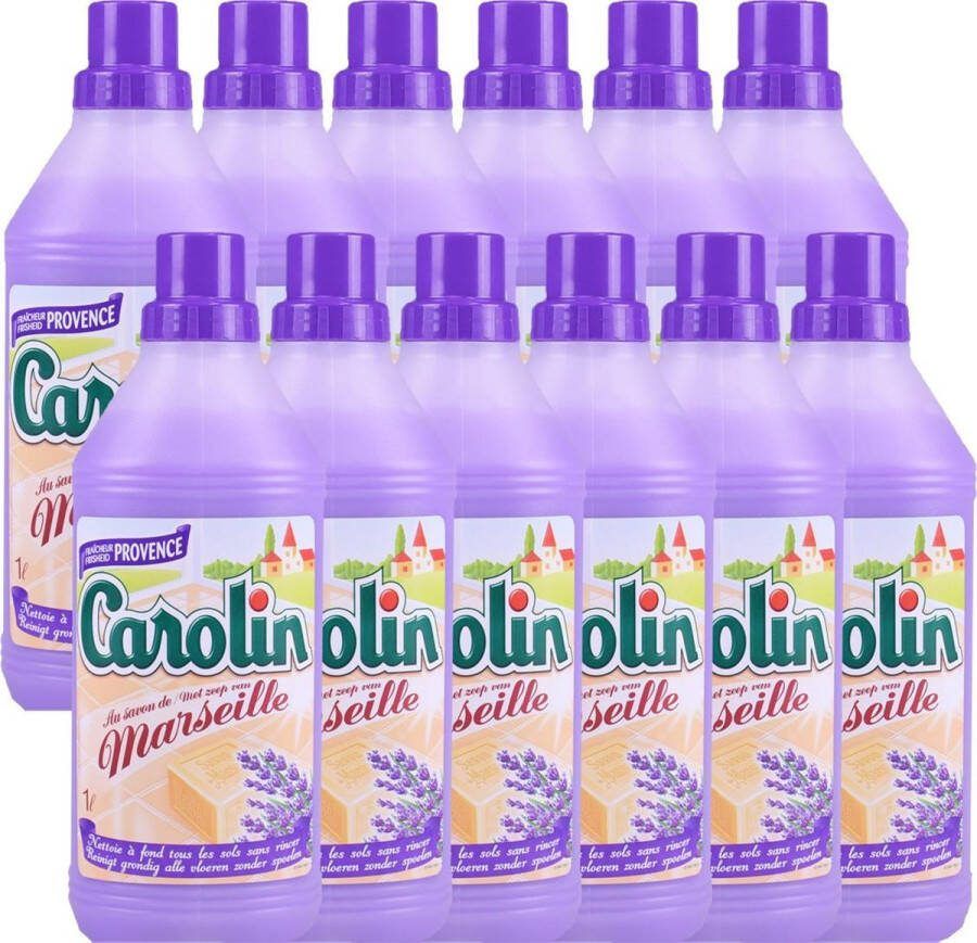 Carolin Vloerreiniger Marseille Provence Voordeelverpakking 12 x 1l