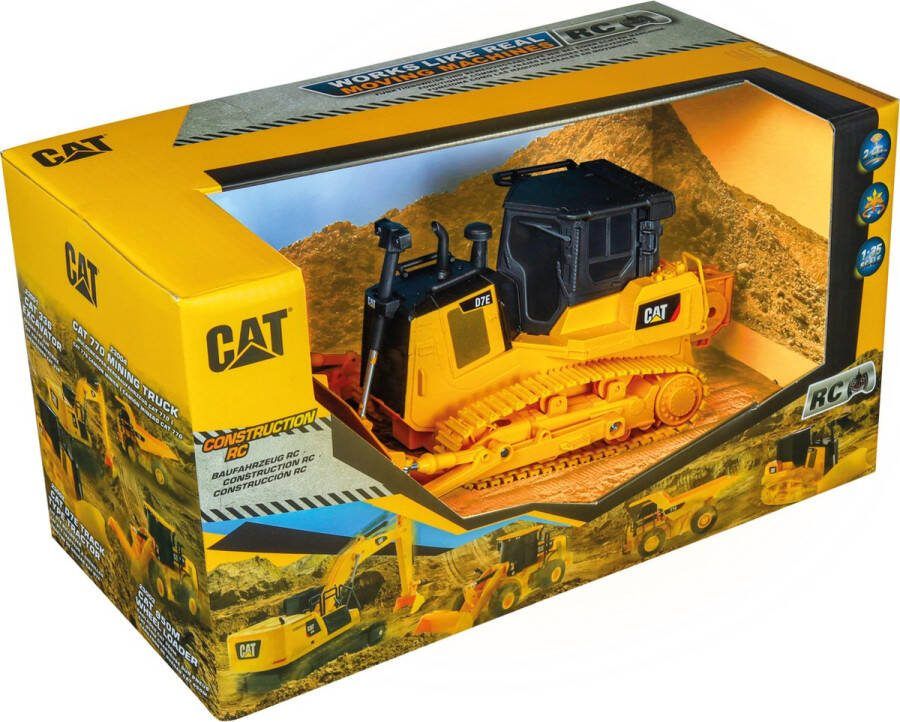 Carrera 1:35 RC CAT D7E Track Type Tractor (B O) CAT 336 Graafmachine RC Model Kant en Klaar