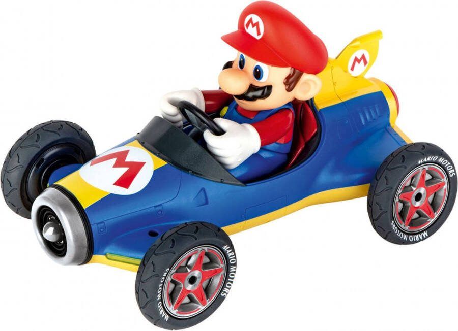 Carrera 1:43 P&S Mario Kart Mach8 car Mario Pull-Back Terugtrekauto