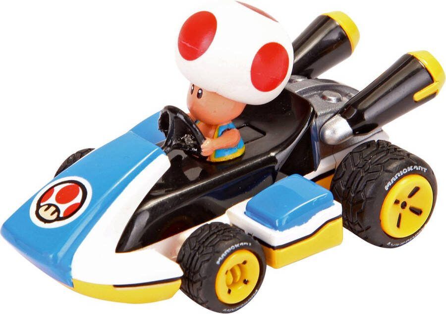 Carrera 1:43 P&S Mario Kart -Toad Pull-Back Terugtrekauto