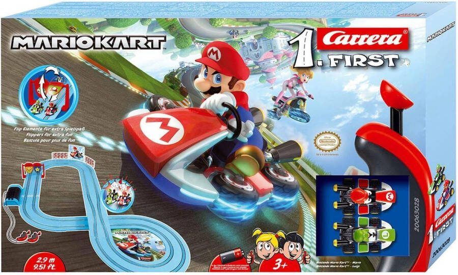 Carrera FIRST Mario Kart Mario vs. Luigi Racebaan
