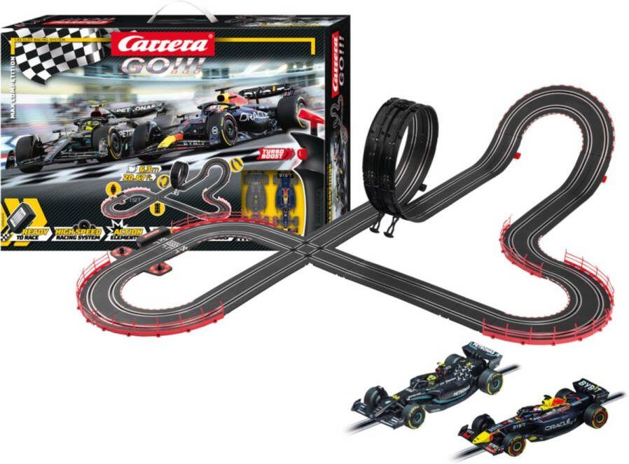 Carrera GO!!! Max Competition F1 Heroes Showdown Max Verstappen vs. Lewis Hamilton Racebaan 6 3m Racebaan