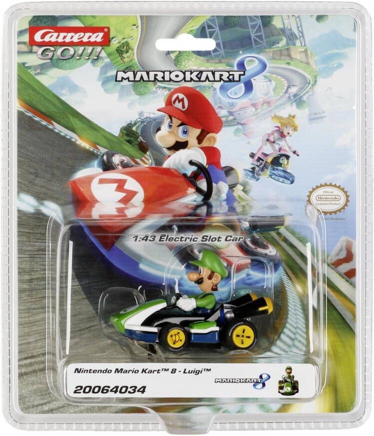 Carrera GO!!! Nintendo Mario Kart 8 Luigi Racebaanauto