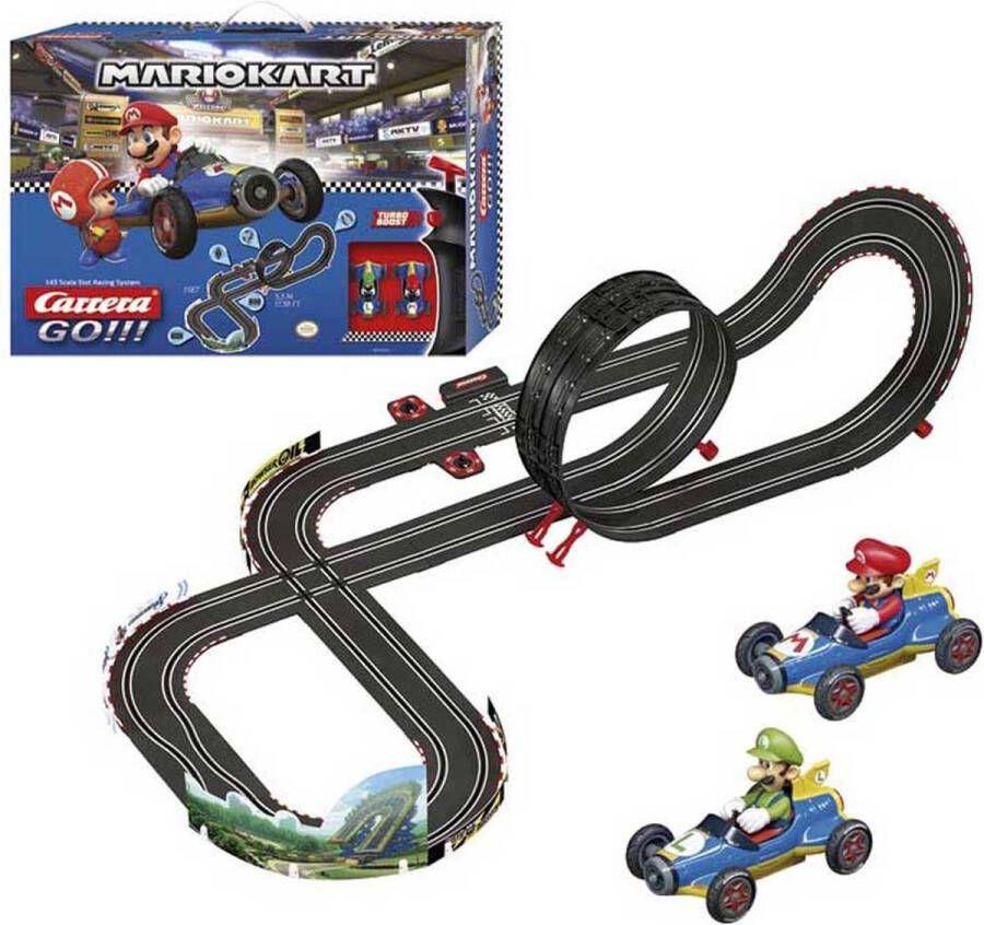 Carrera Go! Racebaanset Nintendo Mario Kart™ 8 530 Cm Zwart