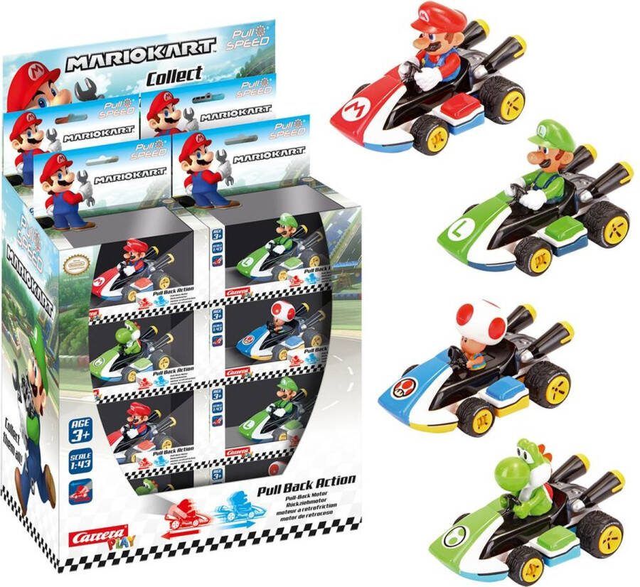 Carrera Nintendo Super Mario Kart Ass. ontvang een willekeurige uitvoering