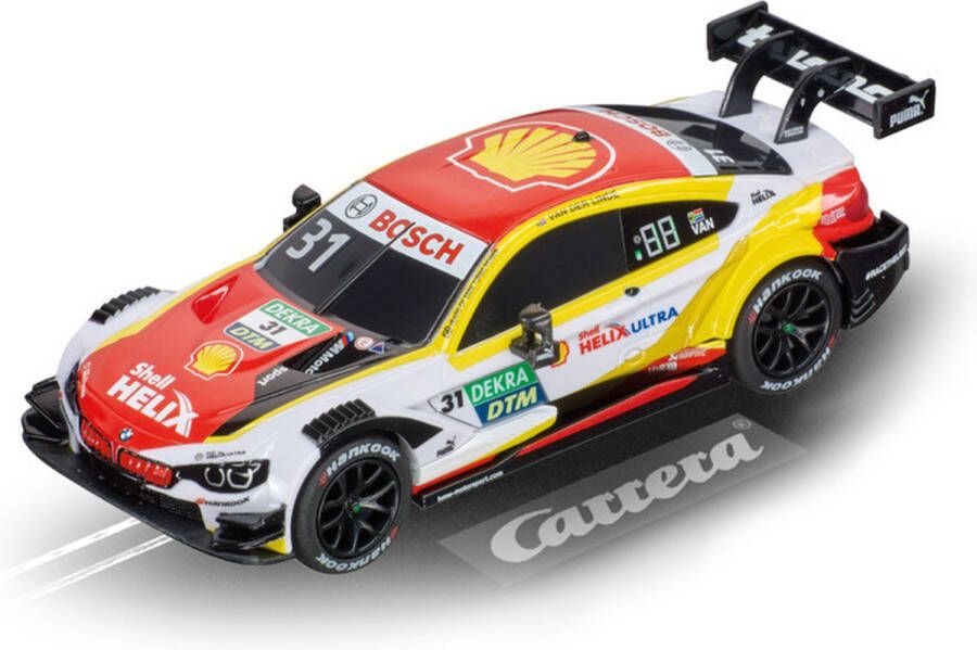 Carrera Racebaanauto Go Bmw M4 Dtm 1:43 Rood wit geel