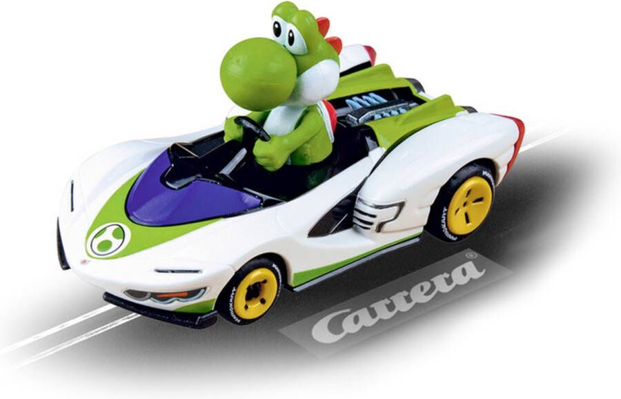 Carrera Racebaanauto Go Nintendo Mario Kart Yoshi 1:43 Groen wit