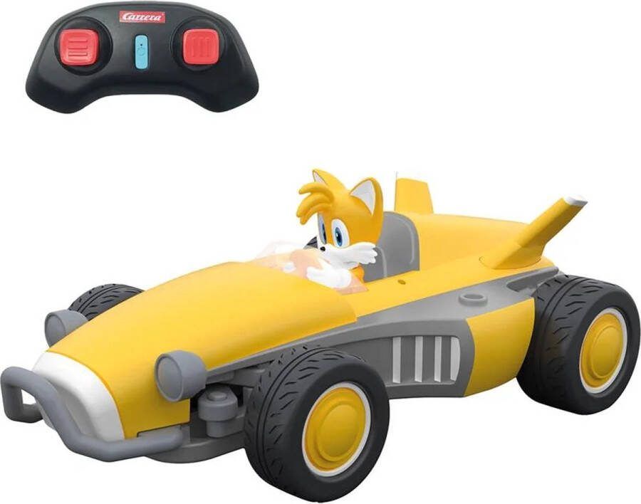 Carrera RC Auto Mini Team Sonic Racing Tails Schaal 1:43 RC Model Kant en Klaar