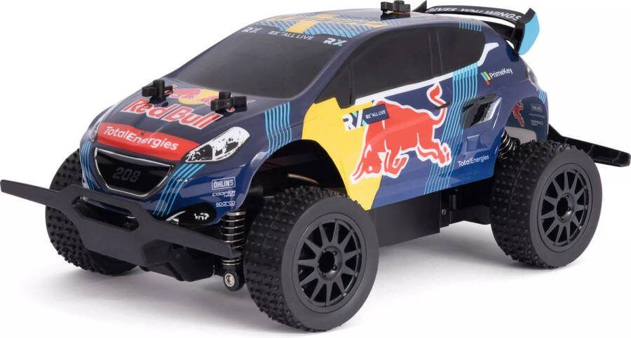 Carrera RC Red Bull Peugeot WRX 208 Rallycross Hansen D P 2 4GHz RC Model Kant en Klaar