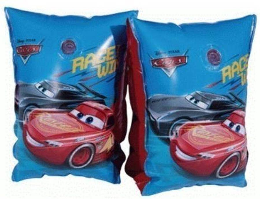 Cars Disney Blauwe zwembandjes met Cars print 3-6 jaar zwemvleugels zwemmouwtjes 18-30 kg zwem armbanden