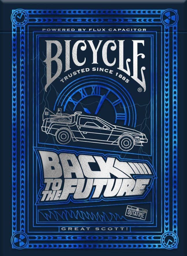 Carta Mundi Bicycle Back to the Future Speelkaarten Premium Poker Doc Brown Marty McFly Ultimate Collectie