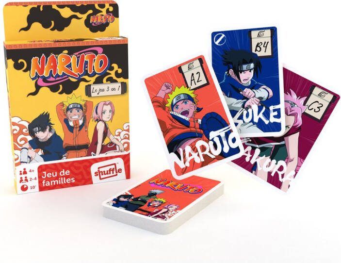 Carta Mundi Shuffle Kaartspellen Naruto 3 in 1