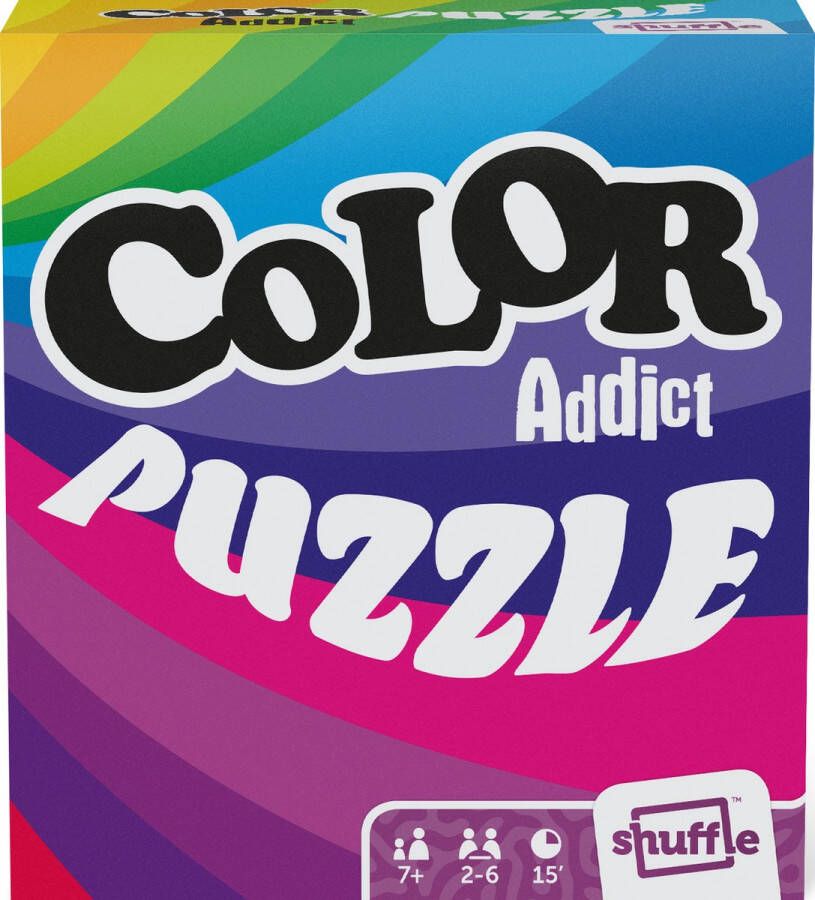 Cartamundi Shuffle Color Addict Puzzle Kaartspel Familiespel Legpuzzel