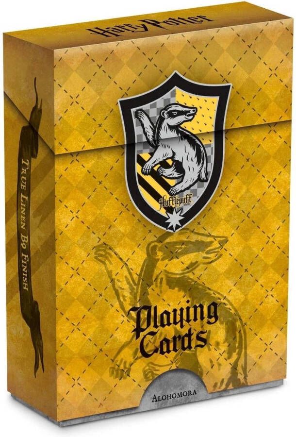 Cartamundi Speelkaarten Harry Potter Huffelpuf Geel zwart