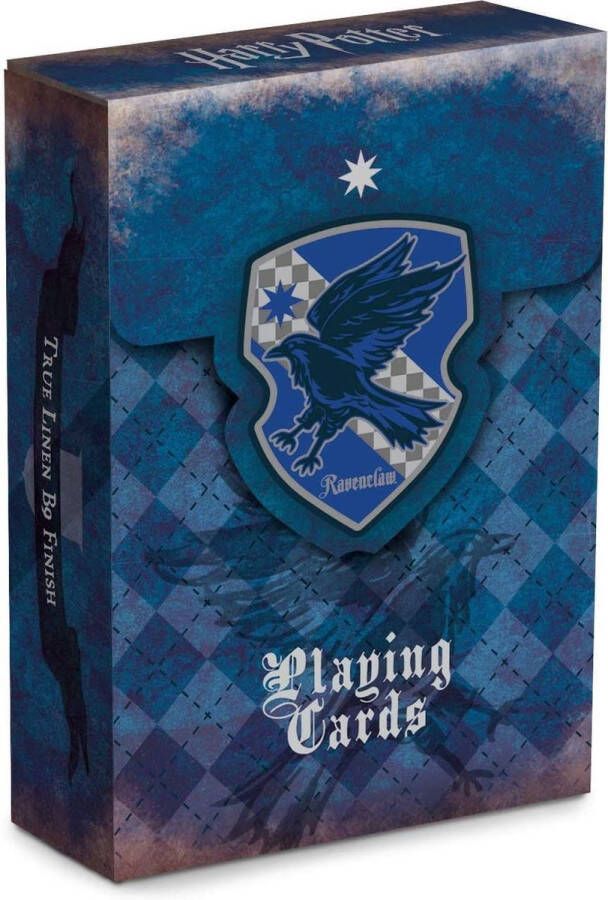 Cartamundi Speelkaarten Harry Potter Ravenklauw Blauw zilver