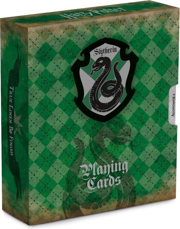 Cartamundi Speelkaarten Harry Potter Zwadderich Groen zilver
