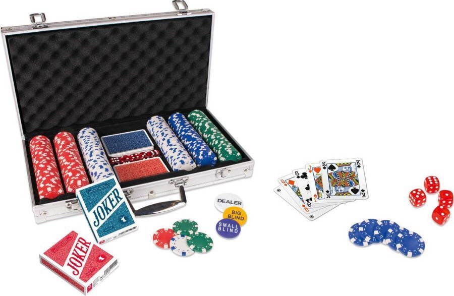 Cartamundi Texas Hold'em Entry Pokerset Aluminium Koffer 300 chips