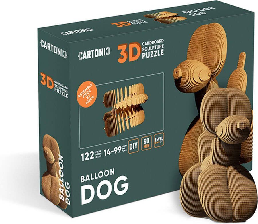 CARTONIC 3D PUZZEL- BALLOON DOG- 3D puzzel-kartoon-decoratie-kinderen-puzzel-DIY