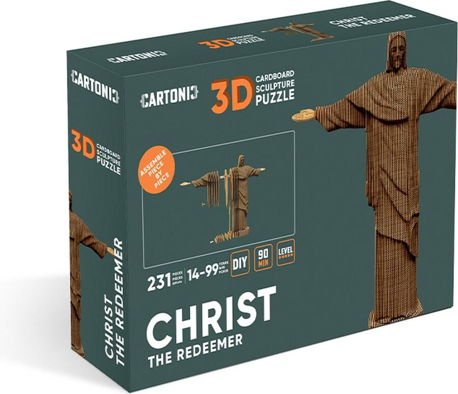 CARTONIC CHRIST THE REDEEMER- 3D puzzel- puzzels- kinderen en volwassenen- DIY
