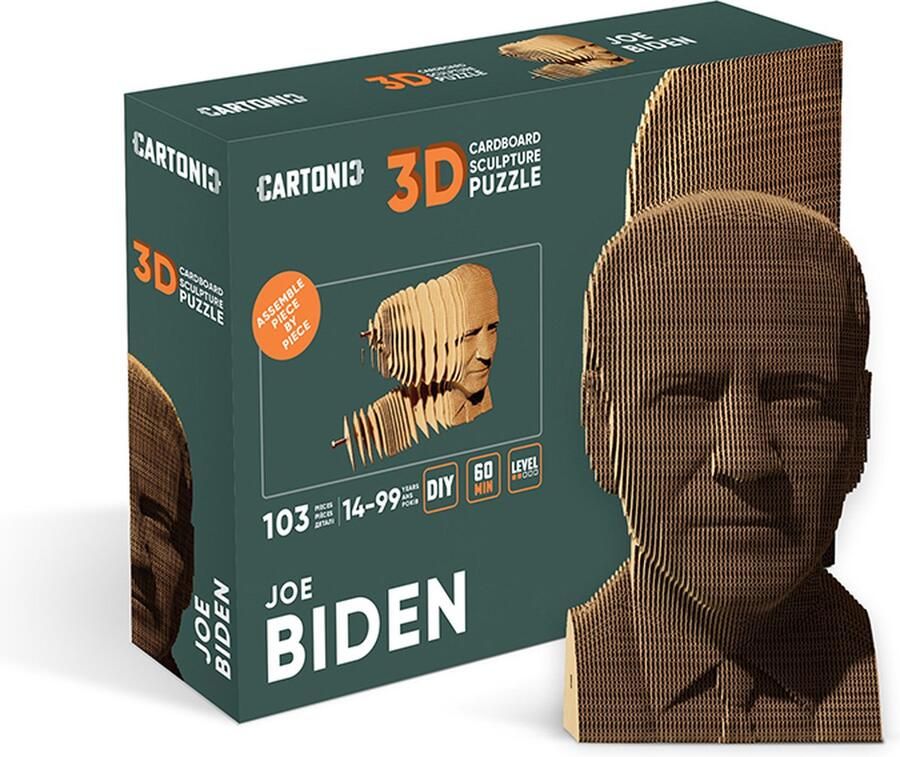 CARTONIC JOE BIDEN- 3D- Puzzel- Verenigde Staten-president- volwassenen