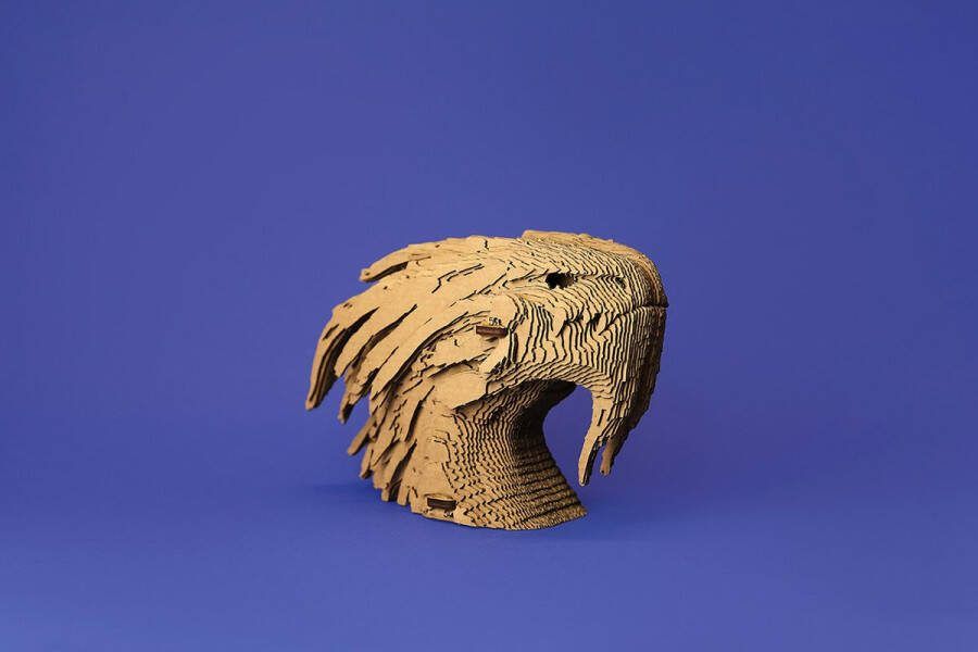 CARTONIC DRAGON- 3D Puzzel- 3D- Puzzel- DIY- Cadeau-kado-DIY- Kinderen en volwasssenen- karton- ecologisch