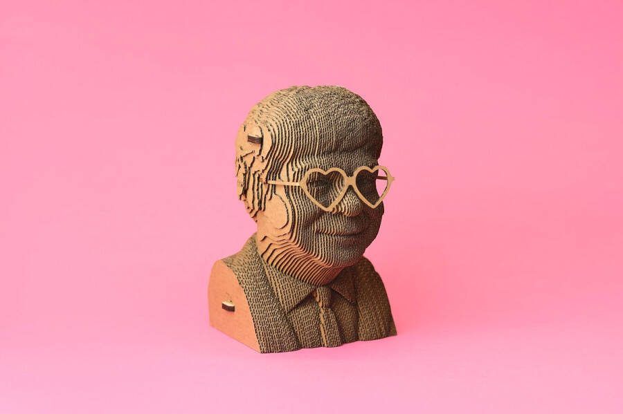 CARTONIC -Elton John-3D puzzel- Speelgoed- Puzzel-DIY- Creatief- Karton- Kinderen en volwassen- 3D- puzzel