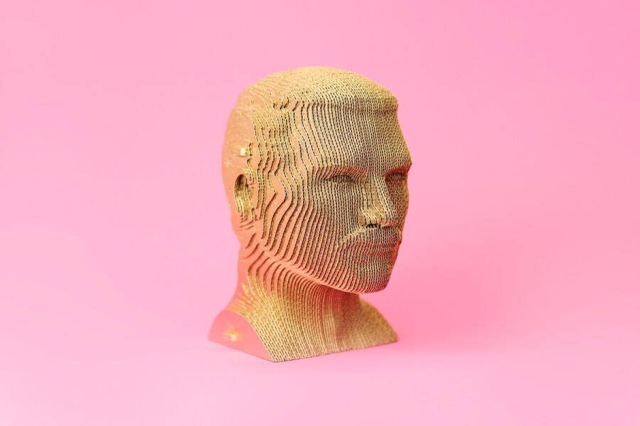 CARTONIC Freddie Mercury- 3D Puzzel-Speelgoed- Puzzel-DIY- Creatief- Karton- Kinderen en volwassen- 3D- puzzel